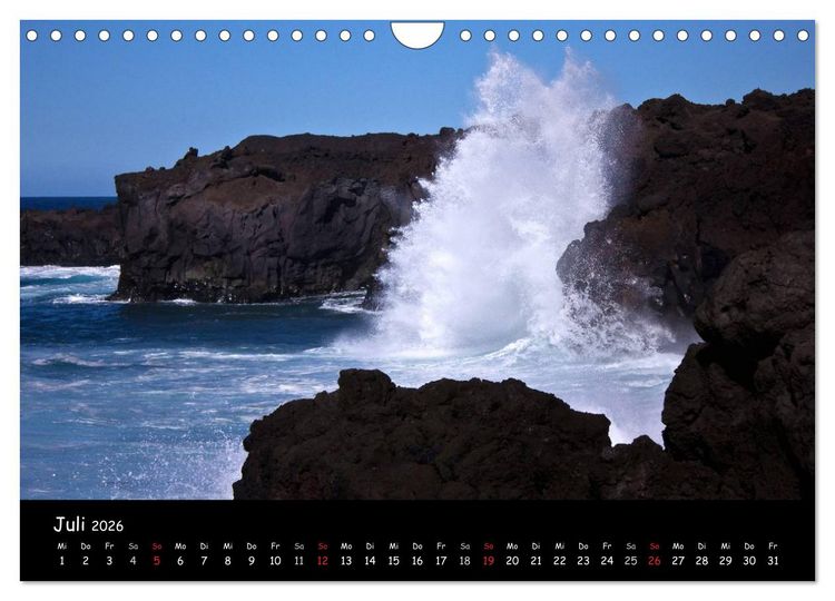 Produktbild: Lanzarote (Wandkalender 2026 DIN A4 quer), CALVENDO Monatskalender