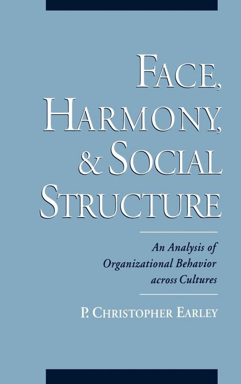 Produktbild: Face, Harmony, and Social Structure