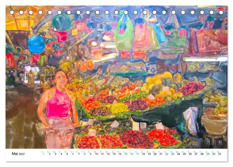 Produktbild: Porto - Ansichten in Aquarell (Tischkalender 2027 DIN A5 quer), CALVENDO Monatskalender