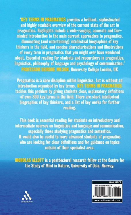 Produktbild: Key Terms in Pragmatics