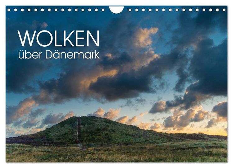 Produktbild: Wolken &uuml;ber D&auml;nemark (Wandkalender 2026 DIN A4 quer), CALVENDO Monatskalender