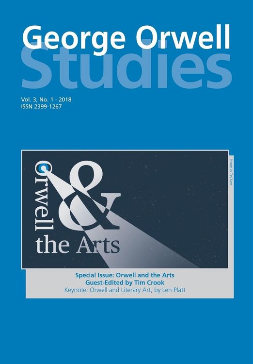 Produktbild: George Orwell Studies Vol.3 No.1