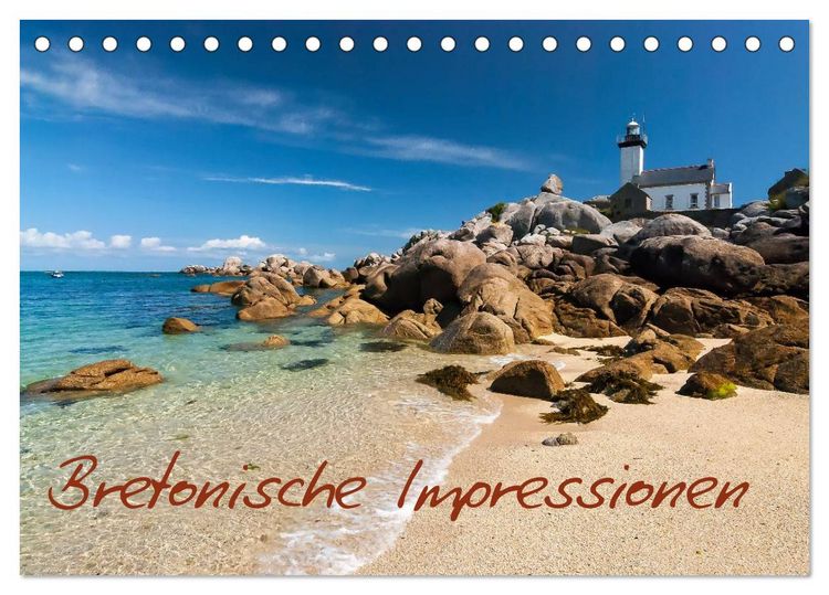 Produktbild: Bretonische Impressionen (Tischkalender 2026 DIN A5 quer), CALVENDO Monatskalender
