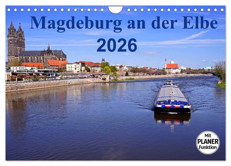 Produktbild: Magdeburg an der Elbe 2026 (Wandkalender 2026 DIN A4 quer), CALVENDO Monatskalender