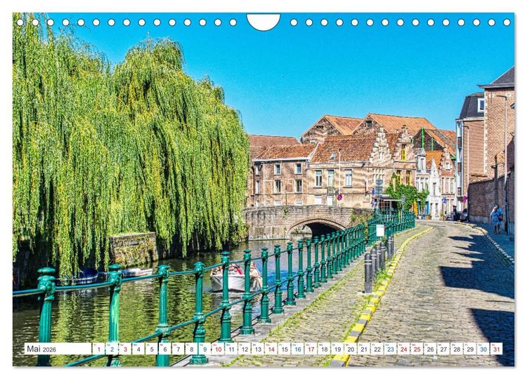 Produktbild: Gent - staunen und erleben (Wandkalender 2026 DIN A4 quer), CALVENDO Monatskalender