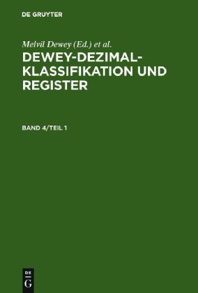 Produktbild: Dewey-Dezimalklassifikation und Register