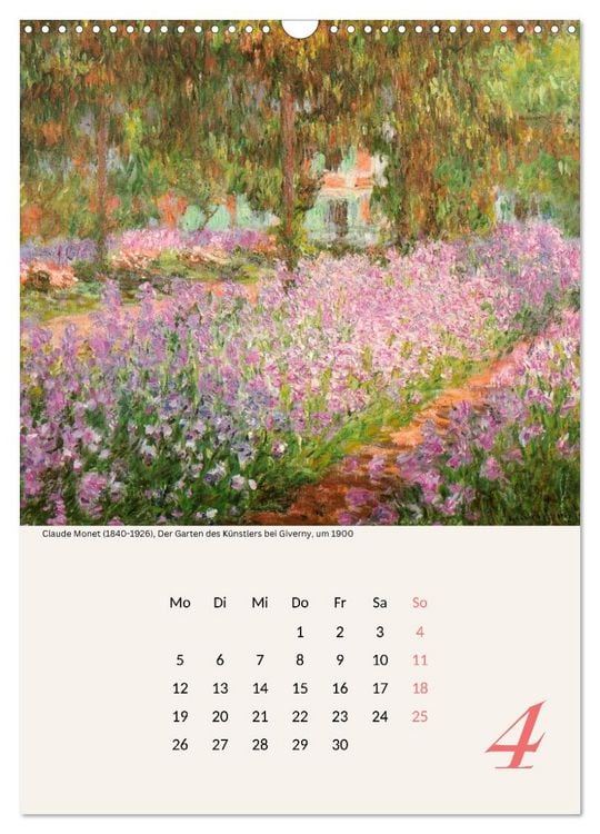 Produktbild: Claude Monet Impressionen 2027 (Wandkalender 2027 DIN A3 hoch), CALVENDO Monatskalender