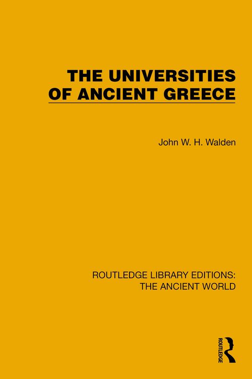 Produktbild: The Universities of Ancient Greece