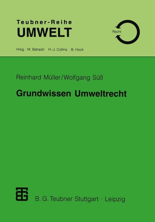 Produktbild: Grundwissen Umweltrecht