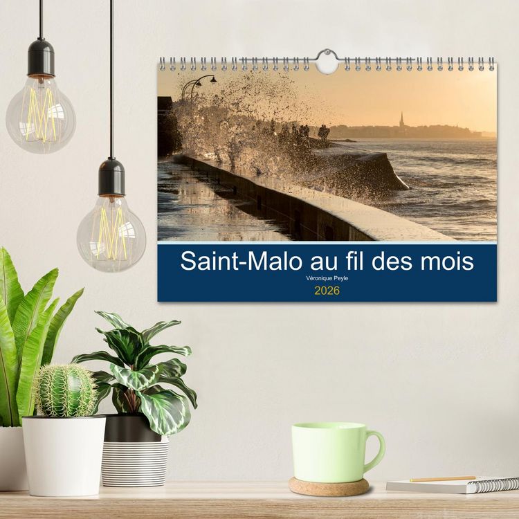 Produktbild: Saint-Malo au fil des mois (Calendrier mural 2026 DIN A4 vertical), CALVENDO calendrier mensuel