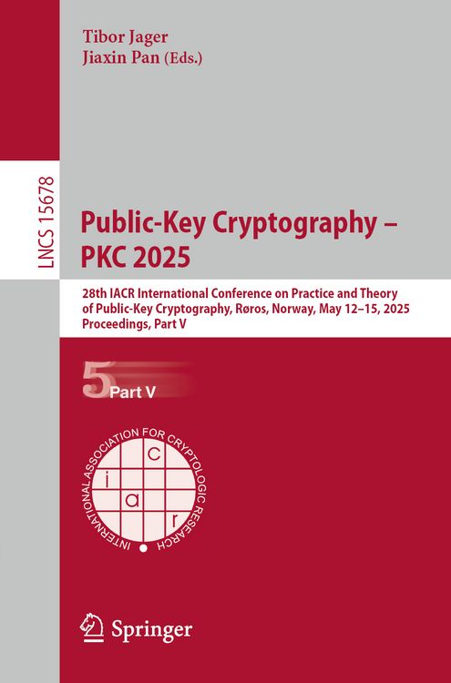 Produktbild: Public-Key Cryptography &ndash; PKC 2025