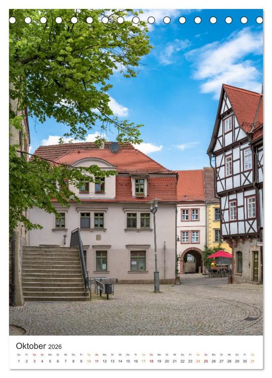 Produktbild: Die Stadt Sangerhausen (Tischkalender 2026 DIN A5 hoch), CALVENDO Monatskalender