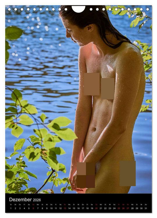 Produktbild: Akt am See (Wandkalender 2026 DIN A4 hoch), CALVENDO Monatskalender