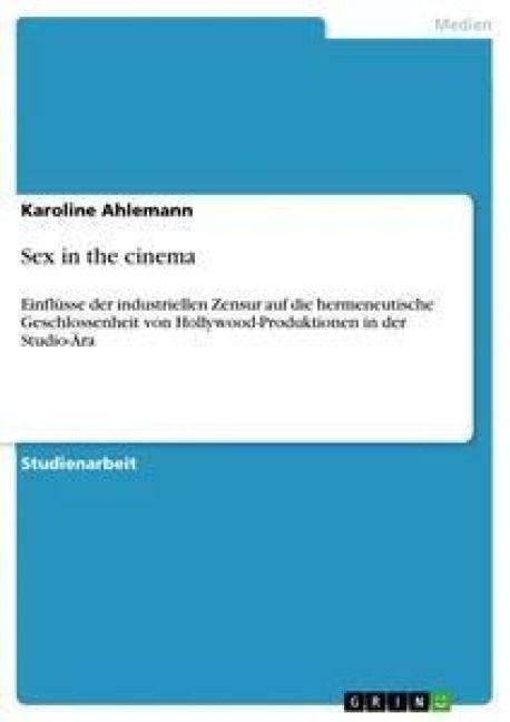 Produktbild: Sex in the cinema