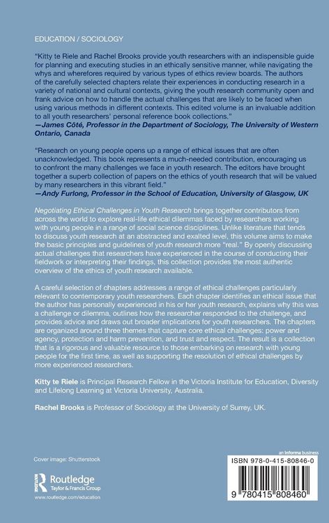 Produktbild: Negotiating Ethical Challenges in Youth Research