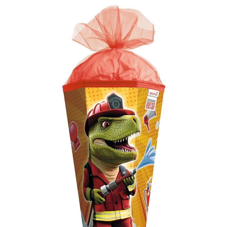 Produktbild: Motivschult&uuml;te 85 cm, Feuerwehr-Dino