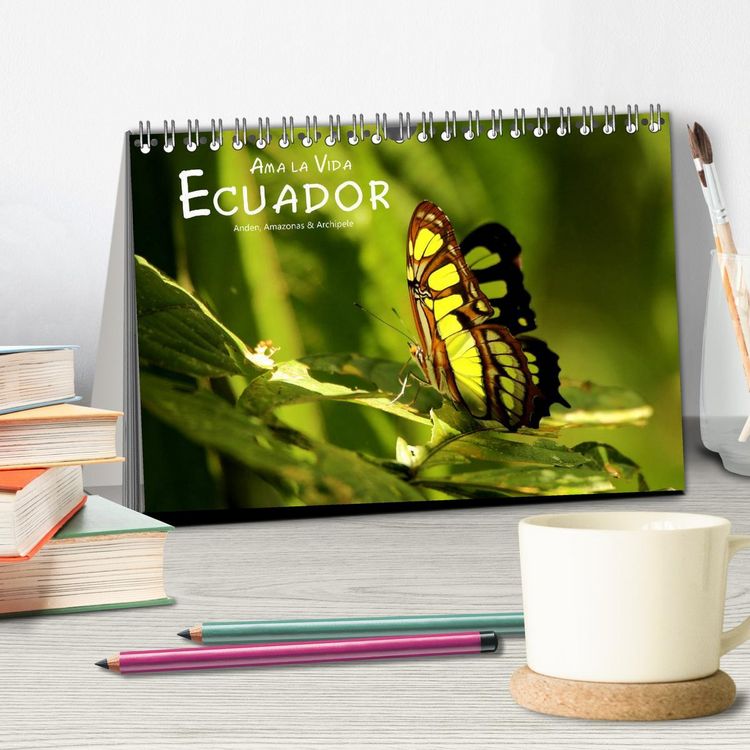 Produktbild: Ama la Vida Ecuador (Tischkalender 2026 DIN A5 quer), CALVENDO Monatskalender