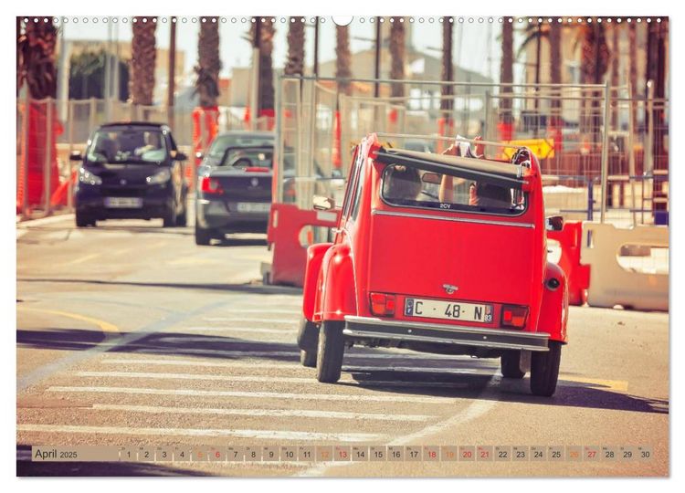 Produktbild: Die Legende - die Ente, Citro&euml;n 2CV (Wandkalender 2025 DIN A2 quer), CALVENDO Monatskalender