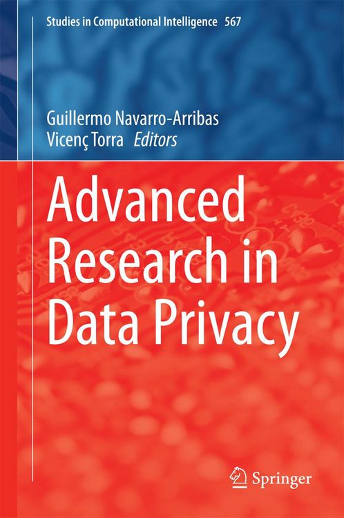 Produktbild: Advanced Research in Data Privacy