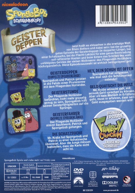 Produktbild: SpongeBob Schwammkopf - Geisterdeppen
