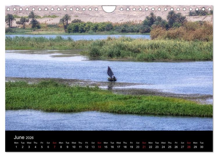 Produktbild: Egypt (Wall Calendar 2026 DIN A4 landscape), CALVENDO 12 Month Wall Calendar