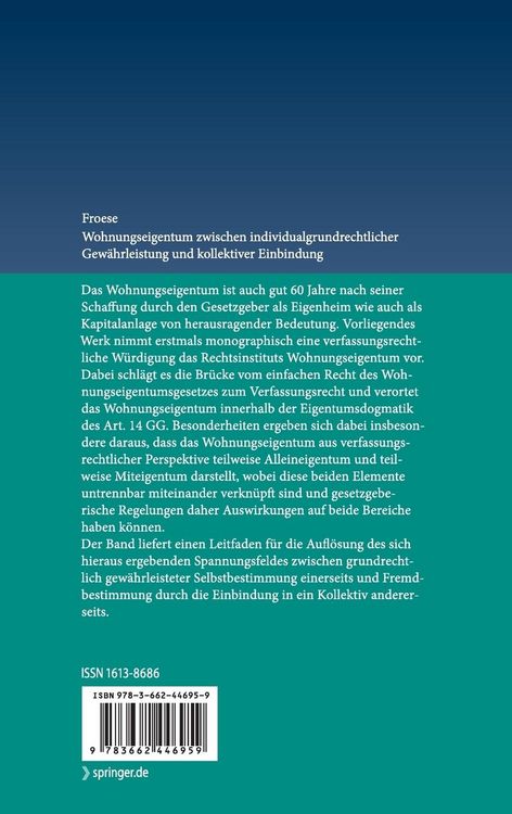 Produktbild: Wohnungseigentum zwischen individualgrundrechtlicher Gew&auml;hrleistung und kollektiver Einbindung