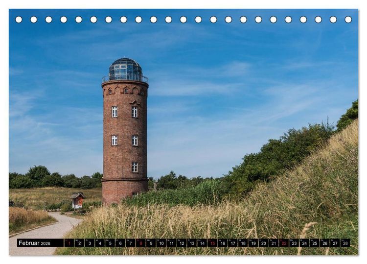 Produktbild: Entdeckungen auf der Insel R&uuml;gen (Tischkalender 2026 DIN A5 quer), CALVENDO Monatskalender