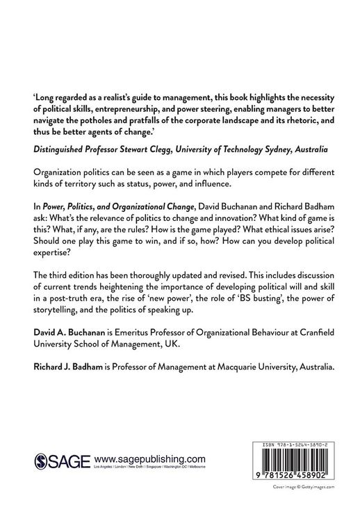 Produktbild: Power, Politics, and Organizational Change