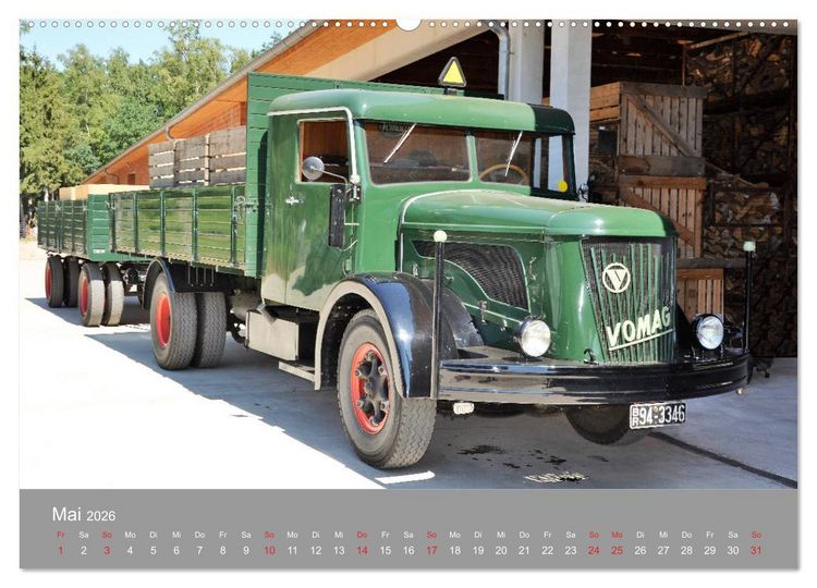 Produktbild: Oldtimer - L K W (Wandkalender 2026 DIN A2 quer), CALVENDO Monatskalender