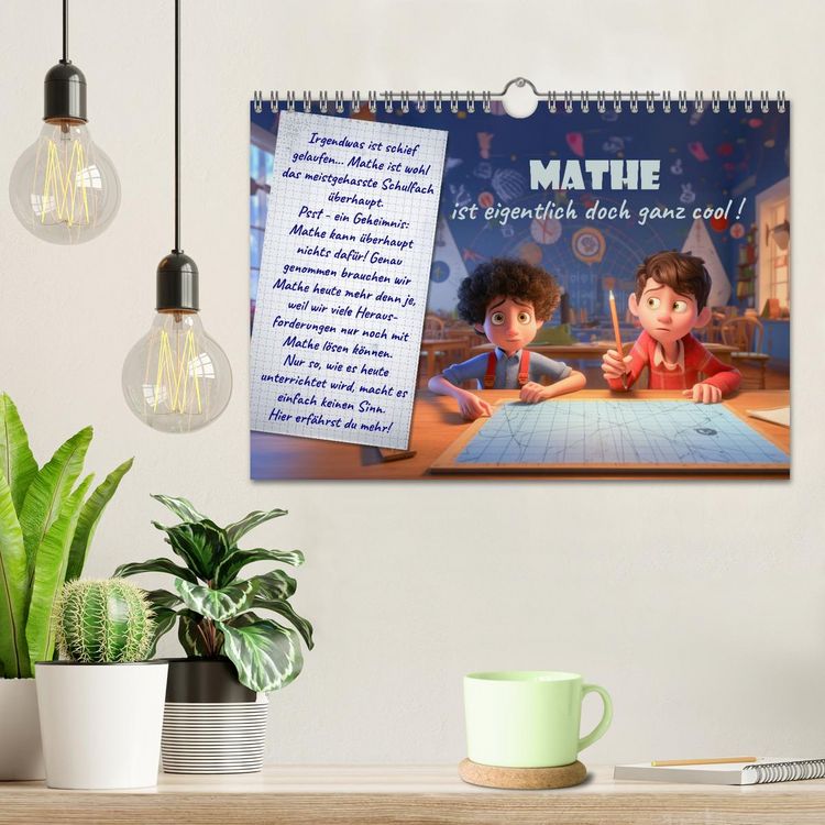 Produktbild: Mathe ist eigentlich doch ganz cool! (Wandkalender 2026 DIN A4 quer), CALVENDO Monatskalender