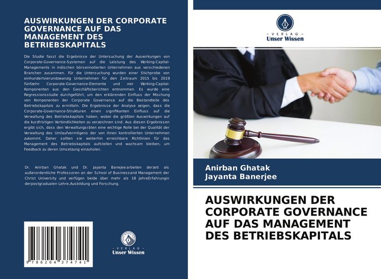 Produktbild: Auswirkungen der Corporate Governance Auf das Management des Betriebskapitals