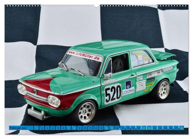 Produktbild: NSU TT CUP Auch im Kleinen ganz Gro&szlig; (hochwertiger Premium Wandkalender 2026 DIN A2 quer), Kunstdruck in Hochglanz
