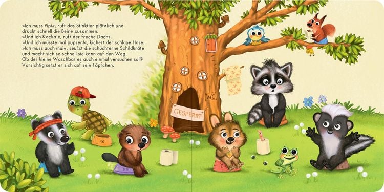 Produktbild: Der Baby Waschb&auml;r braucht keine Windel mehr