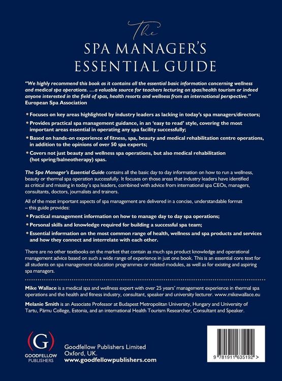 Produktbild: The Spa Manager's Essential Guide