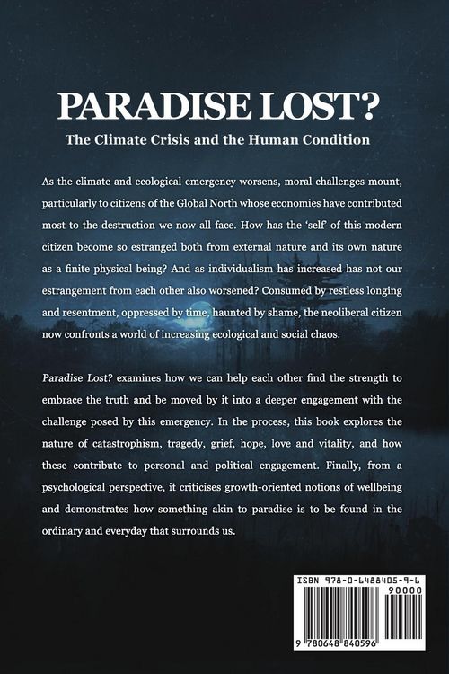 Produktbild: Paradise Lost? The Climate Crisis and the Human Condition