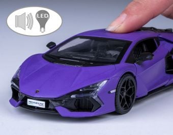Produktbild: Lamborghini Revuelto Diecast 1:32 lila inkl. Knopfzellen
