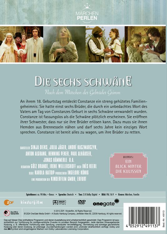 Produktbild: M&auml;rchenperlen: Die sechs Schw&auml;ne
