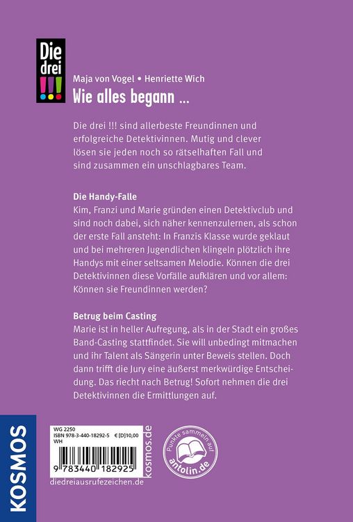 Produktbild: Die drei !!!, Die Handy-Falle / Betrug beim Casting (Doppelband)