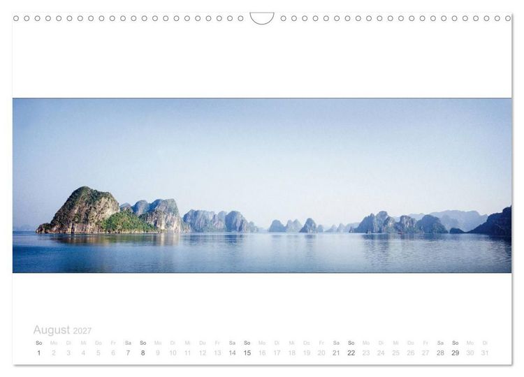 Produktbild: Vietnam Panorama (Wandkalender 2027 DIN A3 quer), CALVENDO Monatskalender