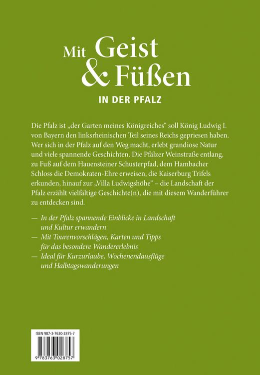 Produktbild: Mit Geist & F&uuml;&szlig;en. In der Pfalz
