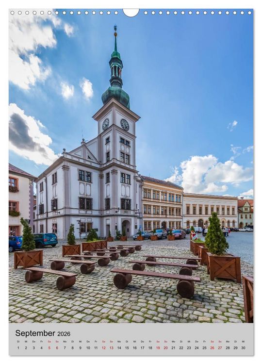 Produktbild: LOKET UND EGER Zwei idyllische Orte in Westb&ouml;hmen (Wandkalender 2026 DIN A3 hoch), CALVENDO Monatskalender