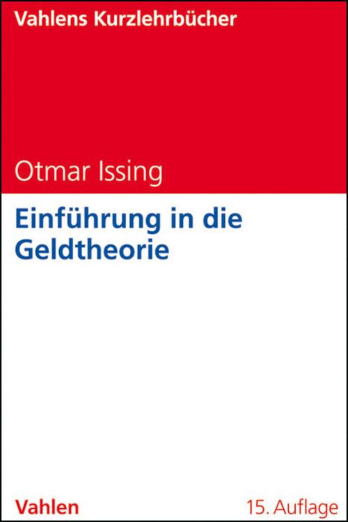 Produktbild: Einf&uuml;hrung in die Geldtheorie