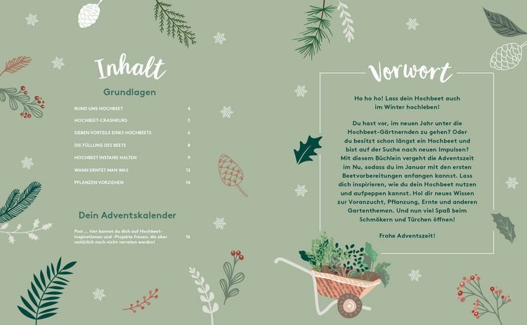 Produktbild: Mein Adventskalender-Buch &ndash; Ho, Ho, Hochbeetliebe