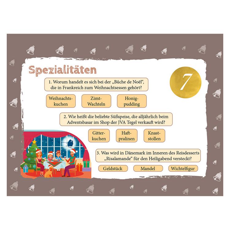 Produktbild: Der unterhaltsame Quiz-Adventskalender