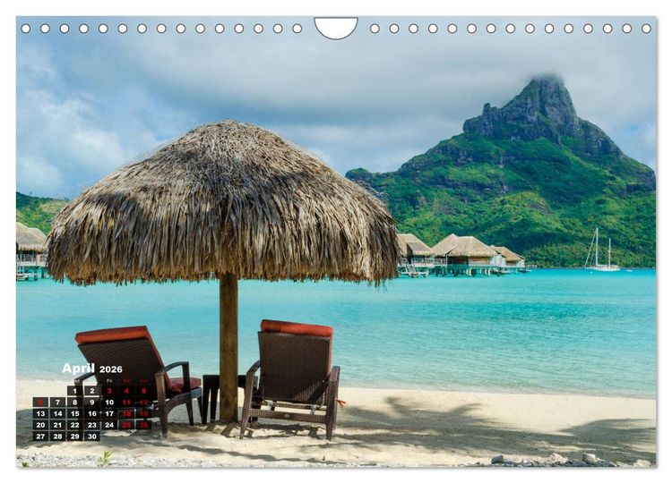 Produktbild: Bora Bora (Wall Calendar 2026 DIN A4 landscape), CALVENDO 12 Month Wall Calendar