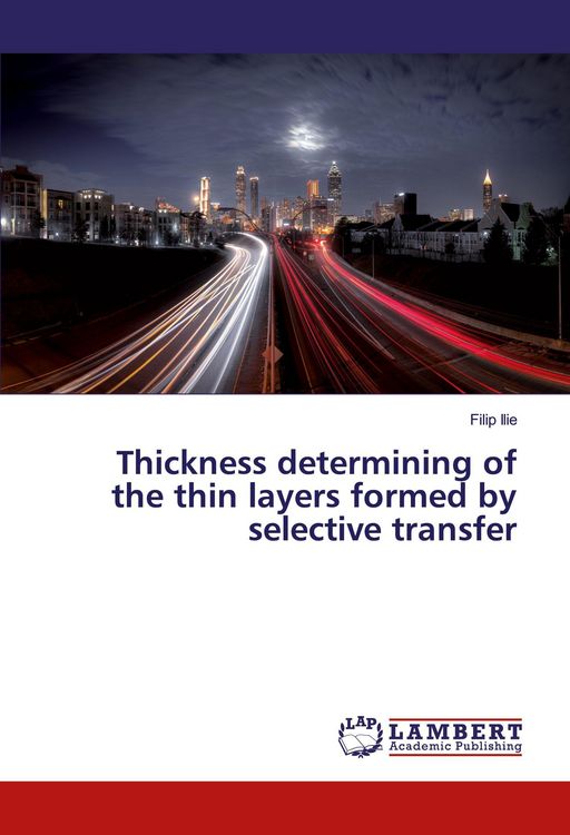 Produktbild: Thickness determining of the thin layers formed by selective transfer