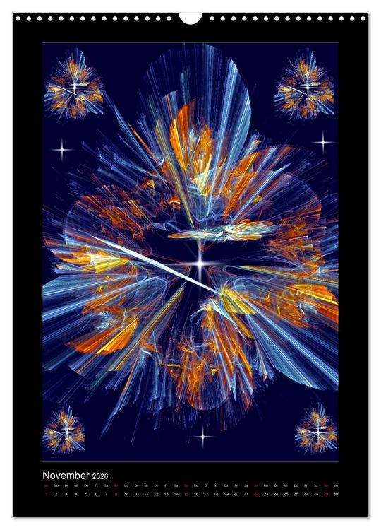 Produktbild: Kunstkalender 2026 (Wandkalender 2026 DIN A3 hoch), CALVENDO Monatskalender