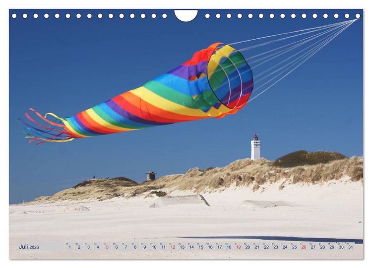 Produktbild: Blavand und die Westk&uuml;ste (Wandkalender 2026 DIN A4 quer), CALVENDO Monatskalender