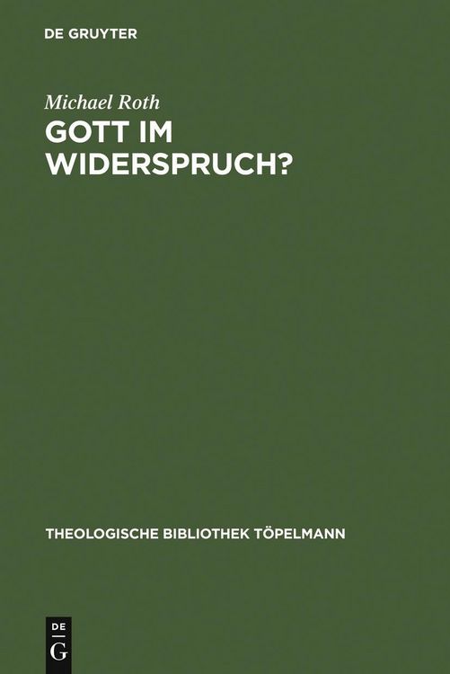 Produktbild: Gott im Widerspruch?