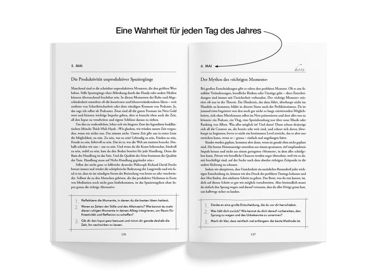 Produktbild: Jeden Tag einen Schritt